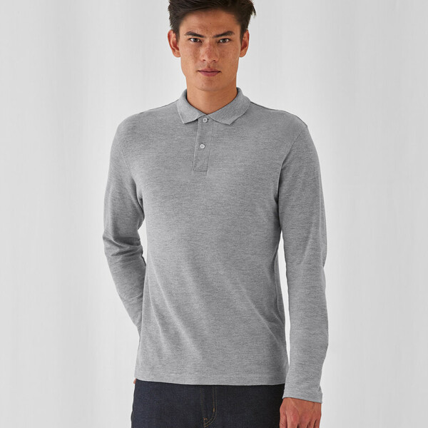 ID.001 Men's long-sleeve polo shirt Thumbnail