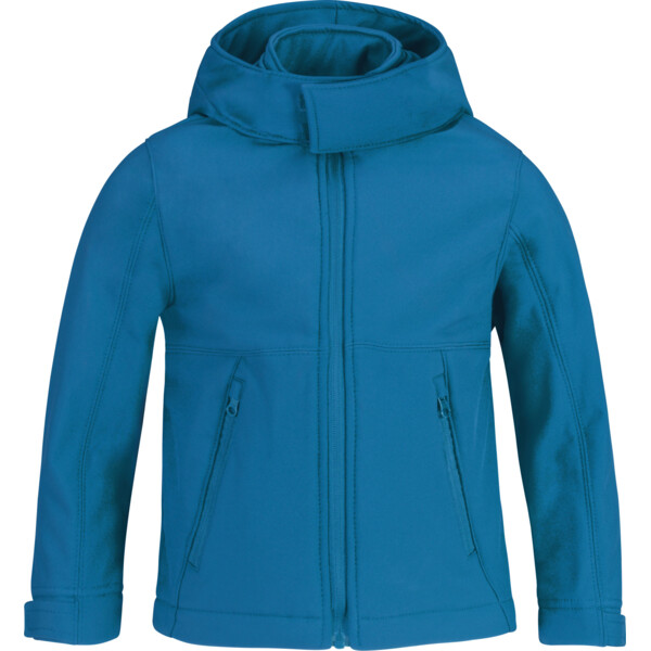 Kids' hooded softshell jacket Thumbnail