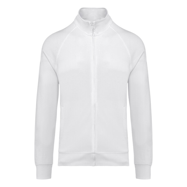 Katoenen sweatvest met raglanmouwen Thumbnail